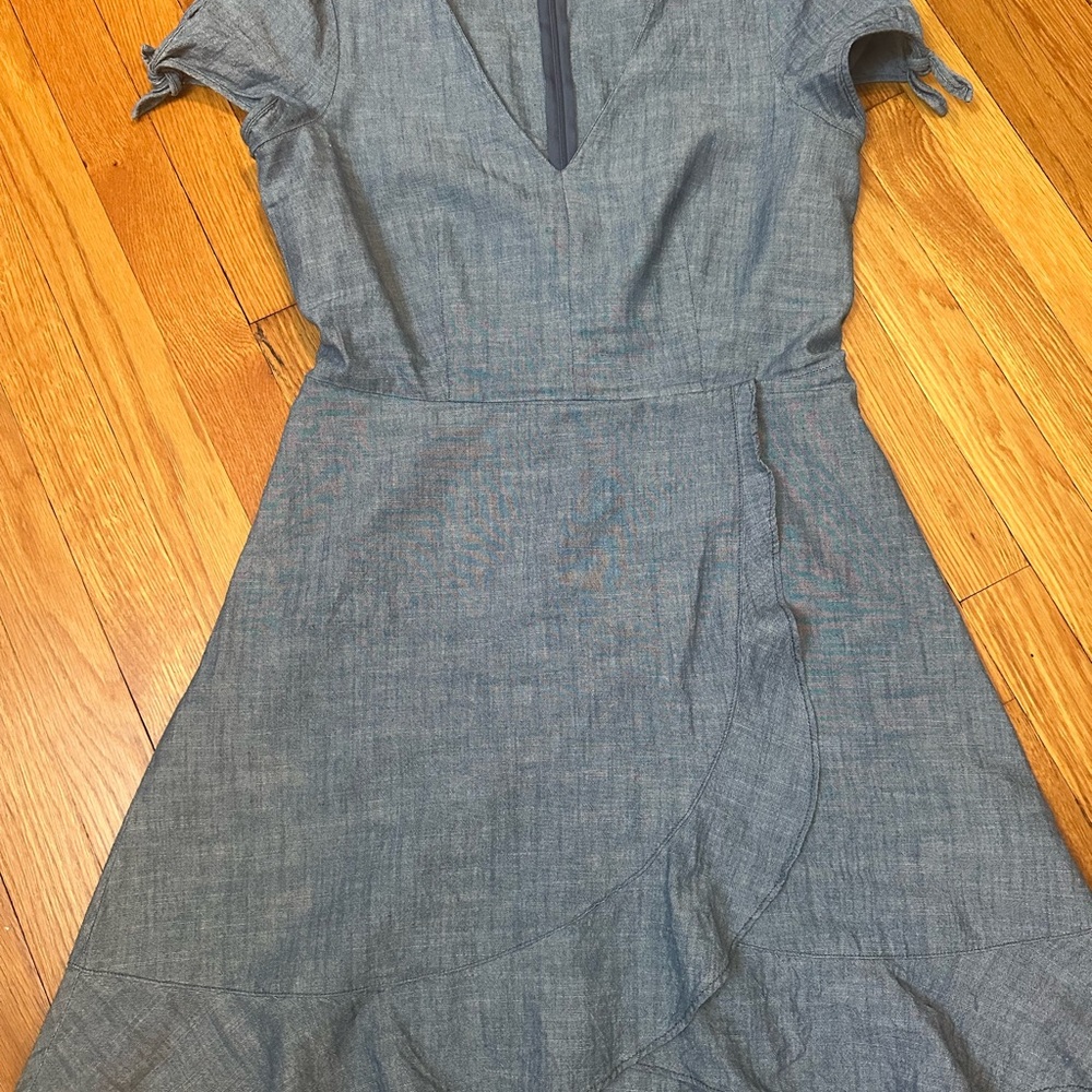 J. Crew Chambray Midi Dress